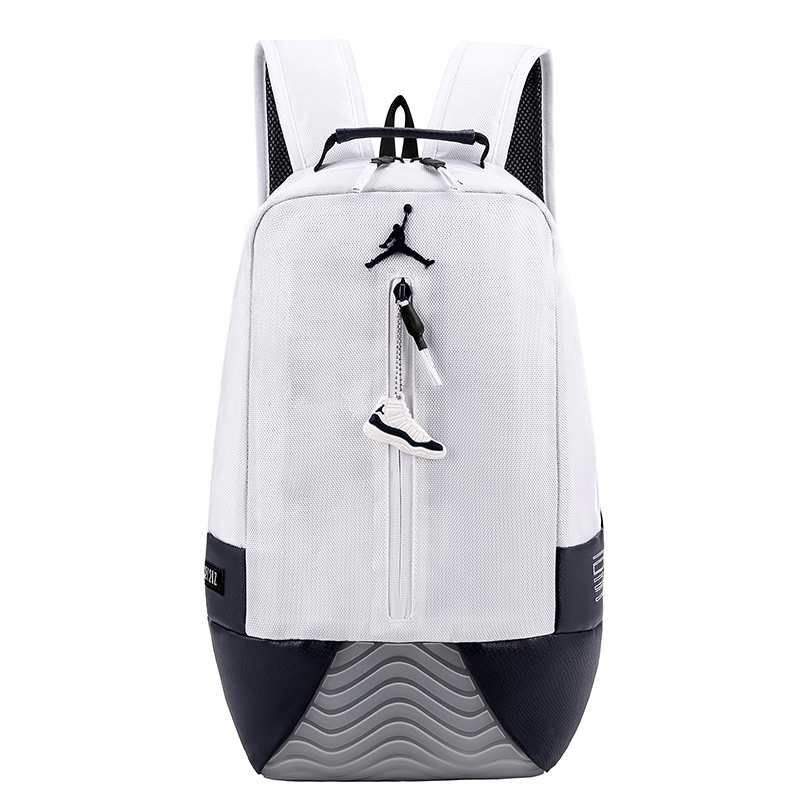 2019 Air Jordan Backpack White Black Grey